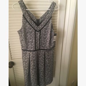 NWT - Mossimo Patterned Dress Black/White - XL